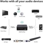 Streamer Wi-Fi WiiM Pro Plus, 24bit /192kHz, Bluetooth 5.2, AUX, SPDIF, Spotify si Tidal Connect, Airplay 2 3