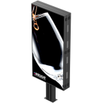 Totem Digital Exterior P4 cu picior, Mixlight PT403 2