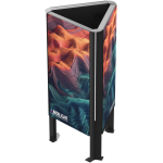 Totem luminos exterior triunghiular cu 2 sau 3 fete P4 exterior PT404