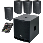 Sistem Boxe cu mixer 4.1 Noiz Pub Set 4-Mix