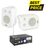 Sistem audio perete 2 boxe cu amplificator Horeca Basic Wall-4WH