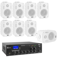 Boxe audio restaurant exterior Ambient System 3-Wall-WT