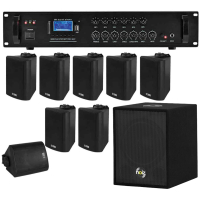 Sistem audio restaurant 8 boxe + Subwoofer cu bluetooth Chillout-Zone-8-Extended