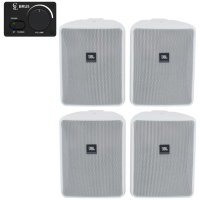 Sistem audio terasa exterior JBL + FosiBRU5 Power Bundle 6 White