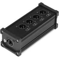 Stagebox CAT5 RJ45 - 4x XLR(3-pin)(M), 100m, PD-Connex