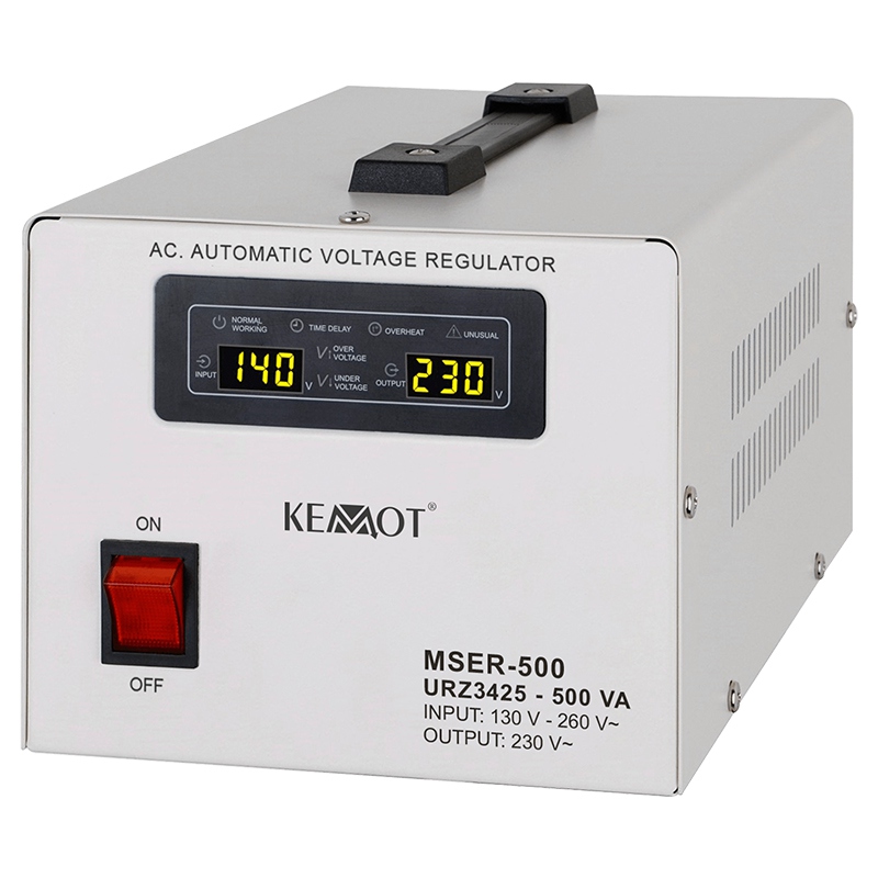 URZ3425@1 Stabilizator tensiune cu servomotor 500VA Kemot URZ3425