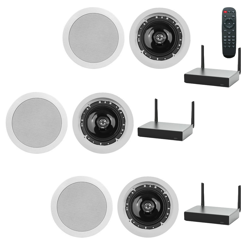 sistem-multiroom-tavan-3-camere boxe multiroom tavan 3 zone