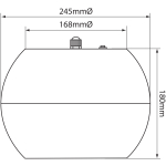 Boxa suspendata tavan 100V Adastra PS50-W 2