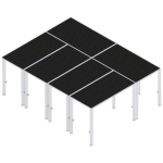 Podea Scena modulara demontabila 3x4 m