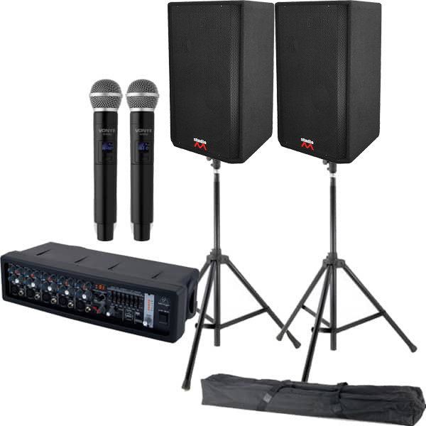 sistem-sonorizare-portabil-festivitate-scoala-3 Mixer activ Behringer cu Boxe 15 inch 2