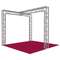 Stand expozitional triunghiular