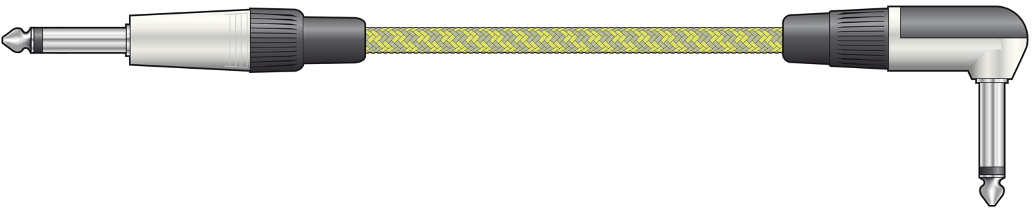 190383UK_LD1 Cablu chitara electrica Jack Retro 3m