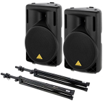 Set boxe Behringer B215D Eurolive cu stative