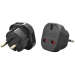 Adaptor priza UK EU Negru 2