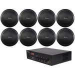 Sistem boxe tavan negru