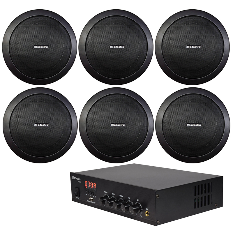 sistem-audio-6-boxe-tavan Sistem audio 6 boxe tavan Adastra EC5BK Bundle 6