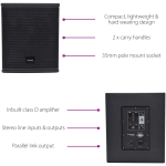 Subwoofer activ 300W 10 inch Citronic CASA-10BA 2