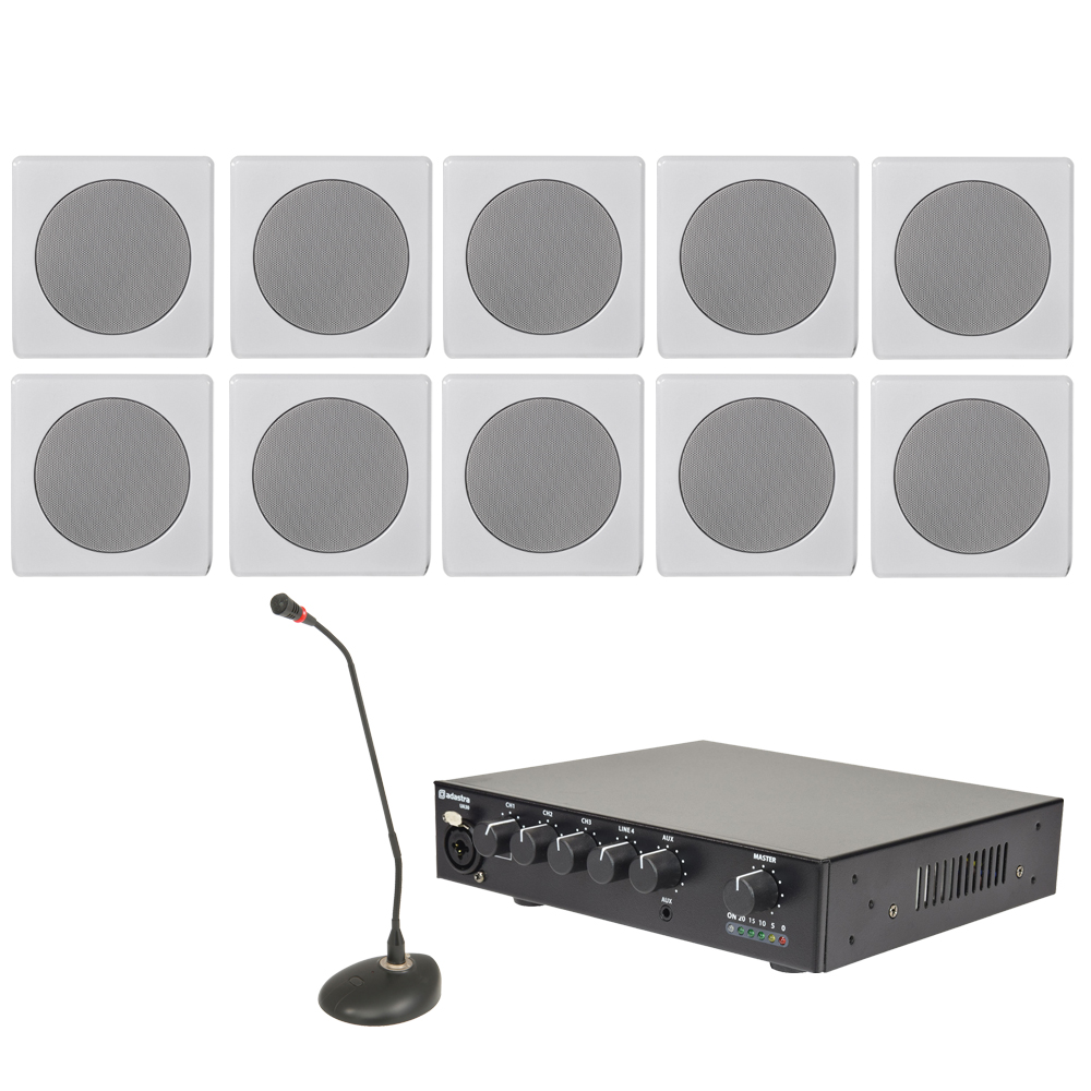 sistem-boxe-evacuare Sistem boxe evacuare EN54 60W Adastra Basic Evac Bundle