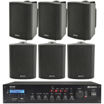 Sistem 6 boxe exterior cu amplificator 100V Adastra BP4 Restaurant Bundle 6