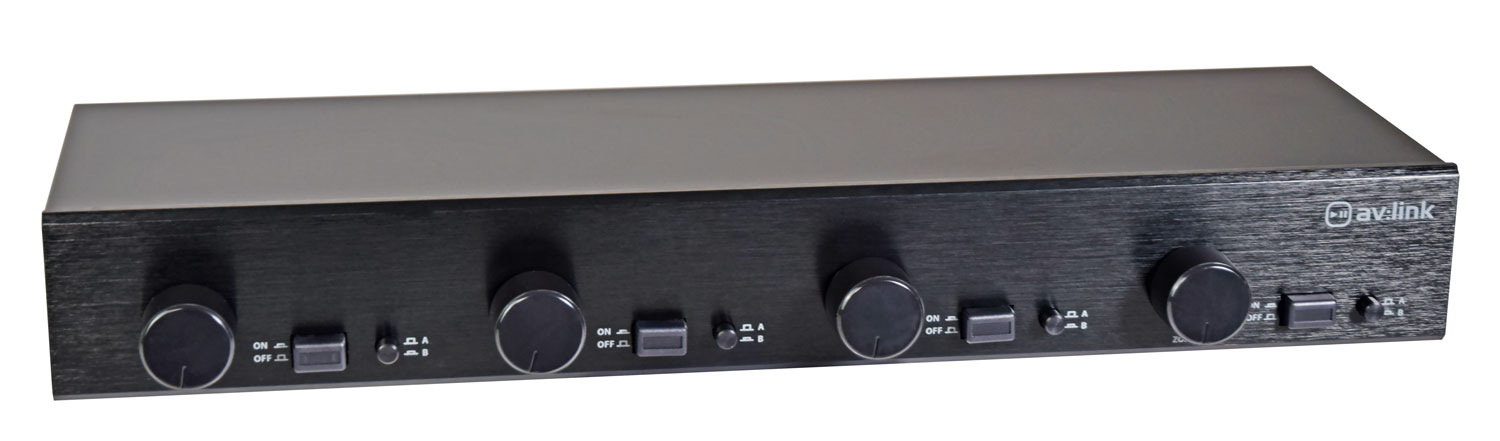 128303UK_CO2 Selector iesiri boxe 2:4 Audio Management cu control Volum
