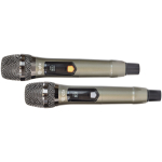Set 2 microfoane wireless cu receiver jack QTX J-MIC 3