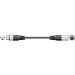 Cablu microfon profesional 12m XLR QTX 3
