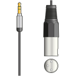 Cablu Jack 3.5 mm XLR Stereo - Mono 1.5 m