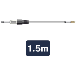 Cablu jack 3.5 la 6.3 stereo mono 1.5 m 2