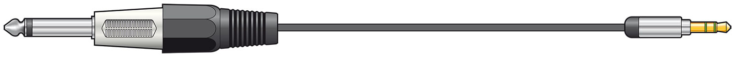190231UK_LD1 Cablu jack 3.5 la 6.3 stereo mono 1.5 m