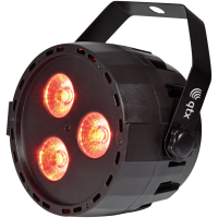 PAR LED RGB Mini DMX cu telecomanda QTX PAR-12