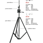 Stativ Lumini 4m cu macara M-Flex Stands BL-001 2