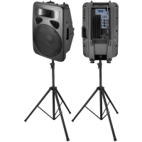 Set 2 boxe active profesionale Alien 1515 Stands Bundle