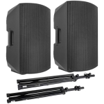 Pachet boxe active profesionale Alien 8015 Stands Bundle