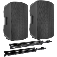 Pachet boxe active profesionale Alien 8015 Stands Bundle