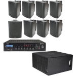 Sistem sonorizare 8 boxe cu subwoofer Adastra BC6B Bundle 8 2