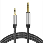 Cablu jack 3.5 mm jack 6.3 mm stereo 2m M-Flex