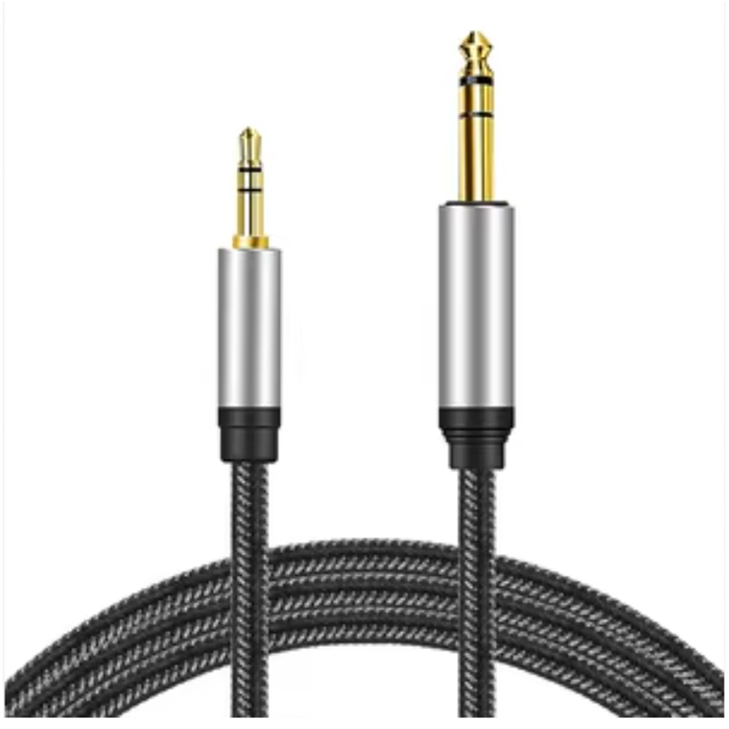 cablu-jack-jack Cablu jack 3.5 mm jack 6.3 mm stereo 2m M-Flex