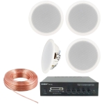 Horeca Sound Basic 1 - Set 4 boxe tavan USB, Bluetooth