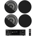 Sistem audio incastrat in tavan negru