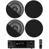 Sistem audio incastrat in tavan negru