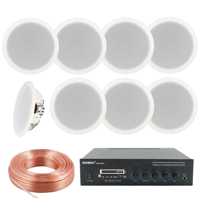 sistem-8-boxe-tavan-3 Horeca Sound Basic 3 - Set 8 boxe tavan