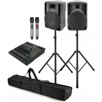 Set sonorizare muzica live Alien PP-3712A Mixer Bundle