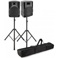 Boxe active 12 inch cu stative Alien PP-3712A Voice Bundle