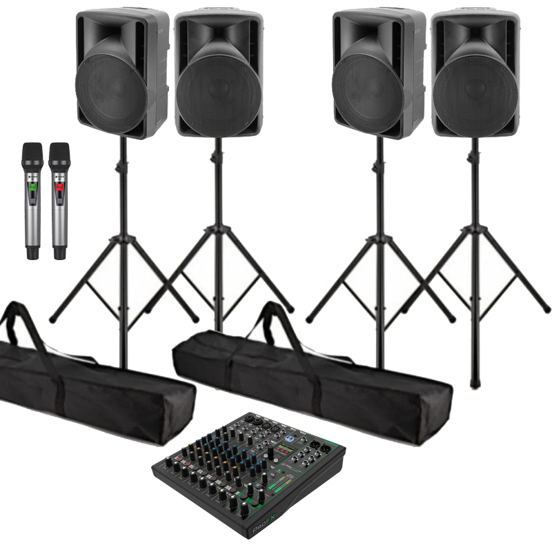 sistm-live-4-boxe Sistem sonorizare muzica live 4 boxe Alien PP-3712A
