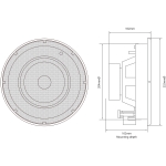 Set boxe tavan hi-fi Adastra SL6 - imagine 4