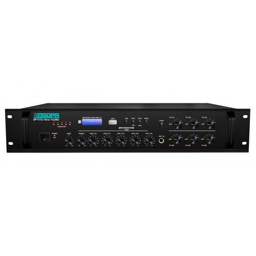 auda-dsp-mp1010u-1 Amplificator 350W cu mixer DSPPA MP1010U, 6 zone, USB/SD/Tuner, 4Mic si 3AUX, 100V & 4-16 Ohmi 2