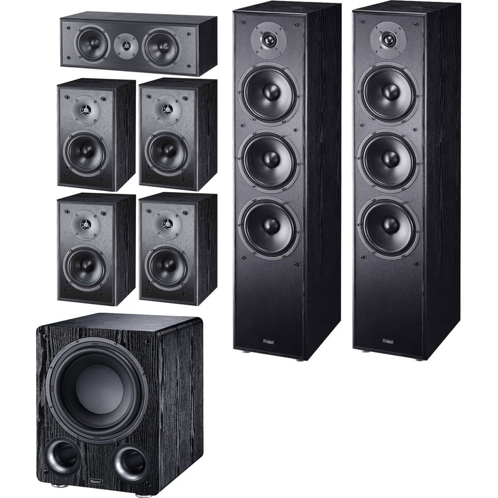 sistem-7-1-magnat Sistem audio 7.1 Magnat Monitor Black Bundle