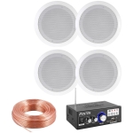 Kit audio cu boxe de tavan horeca Basic 6+