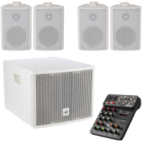 Set boxe cu subwoofer Alb Adastra BC3 4.1 Pub Bundle 3