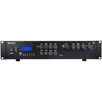 Amplificator audio 2 zone cu mixer 2x200W Adastra A2, SD, USB, Bluetooth, Mic in